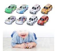 Voiture Friction, Voiture Jouets Cars, 8 Pièces Petites Voitures Jouets Voiture Miniatures Coffret Voiture Jouet Convient aux Enfants de Plus de 3 Ans