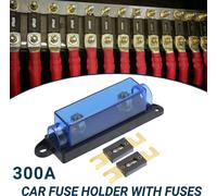 Voiture Fusible Support 300A Durable | avec 2 Fusible et Noir Base 1 Ensemble