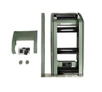 Voiture Galerie de Toit Barre D'accès Toit À Échelle Relevable Pliable pour Land pour Rover pour Defender 130 2020-2025(Green5)