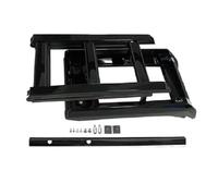Voiture Galerie de Toit Barre D'accès Toit À Échelle Relevable Pliable pour Land pour Rover pour Defender 130 2020-2025(Noir Brillant)
