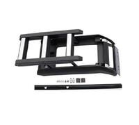 Voiture Galerie de Toit pour Land pour Rover pour Defender 90 L663 2020-2025 Échelle Toit Pliable Et Relevable(Silver Black3)