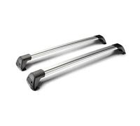 Voiture Galerie de Toit pour Suzuki pour Grand pour Nomade 5 Portes SUV 2007-2017 2 Pièces Porte-Bagages Toit Voiture avec Verrouillage Ceinture(Argent)