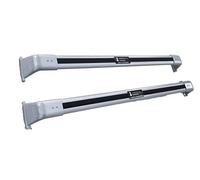 Voiture Galerie Toit Lockable 2PCS Cross Bar Roof Rail Rack Cargo Bars for Passport YF9 2026+(Argent)