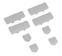 Voiture Galerie Toit Rails Toit Extérieurs 8 Pièces Capuchon D'extrémité Jambe Couverture Bagage Protection Coque Plastique Argenté pour Toyota pour Highlander 2015-2019