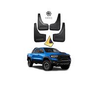 Voiture Garde-Boue Avant et Arrière Fender Splash Guard pour D-odge Ram TRX 2022-2023 Bavettes Anti-Éclaboussures Couvre kit 4PC Auto Accessoires,Envoyer 1 Car Wash Towel