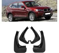 Voiture Garde Boues Avant Arrière pour BMW X3 2011-2017, Bavettes Garde-Boue Pare-Boue Avant Arrière avec Vis pour la Voiture