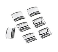 Voiture Garniture Boutons Lève-vitre Voiture ABS Chromé, 7 Pièces/ensemble Autocollants Garniture À Paillettes Pour CRV Pour Civic 2016-2021 Accessoires