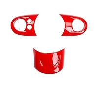 Voiture Garniture Compatible Avec Mini Pour Cooper Pour Clubman R56 R55 2007-2013 Bouton De Commutation De Volant De Voiture Couverture Garniture Autocollant Cadre Autocollant