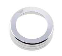 Voiture Garniture Couvercle De Bouton Commutation Phare Voiture Anneau Autocollant Pour Jeep Pour Compass 2017 - 2020 Pour Renegade 2014 2022(Sliver)