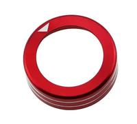 Voiture Garniture Couvercle De Bouton Commutation Phare Voiture Anneau Autocollant Pour Jeep Pour Compass 2017 - 2020 Pour Renegade 2014 2022(Rouge)