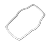 Voiture Garniture Couvercle De Boutons Multimédia Voiture Accessoires Garniture Moulage Intérieur Pour BMW Série 1 3 4 5 7 X1 X3 X4 X5 X6 E81 E87 F30(Argent)