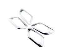 Voiture Garniture Couvercle De Poignée Porte Intérieure Chromé ABS Autocollant Garniture Protection Pour Peugeot 3008 2013 2014 2015 4 Pièces/ensemble(Sliver)