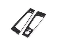 Voiture Garniture Intérieure Autocollant Décoratif Pour Bouton Réglage Rétroviseur Voiture Pour Fiat 500 2010 2011 2012 2013-2022(Fibre de carbone)