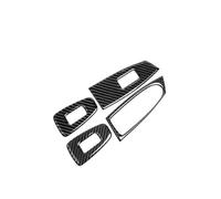 Voiture Garniture Intérieure Ensemble 4 Pièces Pour BMW Pour F07 Pour 5GT 2011-2017 Habillage Décoratif Panneau D'accoudoir Commande Lève-vitre Autocollant(LHD)