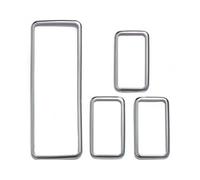 Voiture Garniture Intérieure Ensemble 4 Pièces Pour Land Pour Rover Pour Range Pour Sport Pour RR 2014-2017 Cache Cadre Lève-vitre Chromé ABS(Style A)