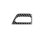 Voiture Garniture Panneau Autocollant Fibre Carbone Pour Trou Serrure Garniture Cadre Décoration Style Voiture Pour BMW Série 1 E81 E82 E87 E88 2008-2013