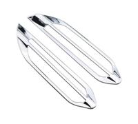 Voiture Garniture Pour Peugeot 208 2015-2019 LHD autocollants de voiture tableau de bord climatisation couvercle de ventilation autocollant de garniture Intérieure Voiture