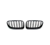 Voiture Grille Calandre À Double Lattes Noire Style Voiture 2 Pièces Pour BMW Série 3 E92 E93 Pour M3 Coupé LCI 2010 2011 2012 2013 Calandre Avant