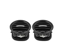 Voiture Grille D'aération Grille Sortie Couvercle Ventilation A/C Noire/chromée Pour Opel Pour ADAM Pour CORSA D MK3 Pour Vauxhall 13417363 2201099(2PCS Chrome)