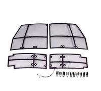 Voiture Grille Filet D'insertion Calandre Avant En Maille Criblage Voiture 4 Pièces Pour Nissan Pour Patrouille Pour Armada Y62 2012-2019 Calandre