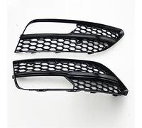 Voiture Grille Maille Couverture Gril Calandre Lampe Brouillard Pare-chocs Avant Voiture Pour A3 Hayon 2013-2016 Calandre(Noir brillant)