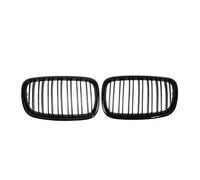 Voiture Grille Pour BMW Pour X5 E70 Pour X6 E71 2007-2014 Chrome Diamants Style Grilles Supérieures Avant Noir Double Ligne Style Course Gril Accessoires Calandre Avant