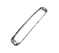 Voiture Grilles calandre capot avant Calandre De Radiateur Masque Pare-chocs Av&ant Voiture Pour MINI Pour R55 R56 R57 R58 Couvertures Cadres Garniture Chromées Inférieures