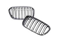 Voiture grilles Capot calandre Avant Couvercle De Calandre Chromé Noir pour Pare-Choc AV&Ant, pour Série 1 F20 F21 LCI 2015 2016 2017 2018 2019 120i 125i 135i