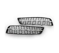 Voiture Grilles Pour A3 Pour 8P 2009-2013 2 Pièces Grille De Feu Antibrouillard Avant Noir Brillant Grille De Feu Antibrouillard Avant De Voiture Grille Pare-choc Avant Centrale(2pcs B)