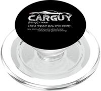 Voiture Guy Sport Voiture Fête des pères Mécanicien Voiture Course Voiture Pilote PopSockets PopGrip pour MagSafe