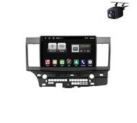 Voiture Headunit Stéréo pour Mitsubishi Lancer 10 CY 2007-2012 Bluetooth Voiture Stéréo WiFi Récepteur Radio FM USB Lien Miroir Auto Navi, 4 Nuclear 4G+64G