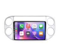 Voiture Headunit Stéréo pour Volkswagen VW Tiguan 2006-2016 Bluetooth Voiture Stéréo WiFi Récepteur Radio FM USB Lien Miroir Auto Navi, 8 Nuclear 4G+64G
