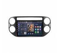 Voiture Headunit Stéréo pour VW Volkswagen Tiguan 2006-2016 HD Écran Tactile avec Carplay Android Auto sans Fil GPS Wi-FI USB Bluetooth RDS Radio Caméra, FM, 8 Nuclear 8G+256G