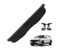 Voiture Housse Pour Geely Pour Atlas Pour Cool Couvercle De Coffre Rétractable Porte-colis Bouclier Anti-regards Confidentialité Accessoires Intérieurs Automobiles Étagère Arrière(Fibre de carbone)
