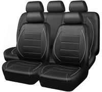 Voiture Housses De Siège Ensemble pour Toyota bZ4X / Prius+/Mirai/Hilux/Hilux GR Sport, Confortable Respirant Jeu Complet Avant et Arrière Accessoires Intérieur,White