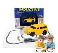 Voiture inductive à séquence de lignes - Véhicule automatique de suivi des lignes - Mini voiture inductive avec capteur optique - Suivez chaque ligne noire dessinée - Jouet éducatif - Cadeau pour