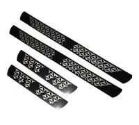 Voiture Inoxydable Seuil Porte pour BMW 5er/i5 G61 Touring 2024-2029 2030, Antidérapants Anti-Rayures Décorative Protection Bande Plinthes Accessoires Style,Carbon Fiber