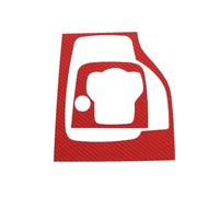 Voiture Intérieur Accessoires Pour Mazda 3 pour Axela 2014 2015 2016 2017 2018 2019 voiture intérieur pommeau de levier vitesse panneau couverture garniture autocollant(LHD Red MT)