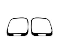 Voiture Interieur Autocollant De Cadre Panneau Navigation CD AC Voiture En Fiber Carbone Véritable Accessoires Décoratifs D'intérieur Pour Scirocco 2009 - 2016(Noir brillant)