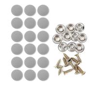 Voiture Intérieur Boucles Fixation Toit Voiture Jeu Vis Garniture Plafond Intérieur Réparation Tissu Bouchon À Vis Rivets Tissu Boucle Retenue Voiture L'intérieur(20pcs grey)