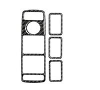 Voiture Interieur Cadre Boutons Lève Vitre Voiture Fibre Carbone Véritable Pour Benz ABCEG Pour CLA Pour CLS Pour GLE Pour GLS Pour GLA GLK ML GL(A)
