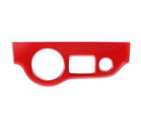 Voiture Interieur Couvercle De Décoration Pour Bouton Commutation Phare Voiture Accessoires Pour Dodge Pour Challenger 2015 Up Pour Charger 2010(Rouge)