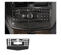 Voiture Interieur Couvercle De Panneau CD De Climatiseur En Fiber De Carbone 2 Pièces Pour Benz W204 C200 C260 C300 C180 2007 - 2010 Voiture Garnitures (Couleur : Model A)