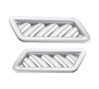 Voiture Interieur Couvercle Sortie Ventilation Climatisation Avant, 2 Pièces, Garniture Autocollante Pour VW Pour T-roc 2018 2019 2020 2021 2022 Bande DéCor IntéRieur(Sliver)
