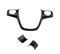 Voiture Interieur Decoration Autocollant Décoration Volant Voiture Pour Ford Pour C-MAX 2011-2017 Pour Grand Pour C-Max 2011-2014 Voiture Bandes Garniture(3Pcs Carbon Fiber)