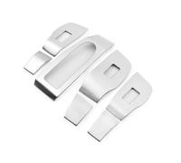 Voiture Interieur Decoration Autocollants Bouton Lève-vitre Porte Voiture Accessoires Pour Mazda 3 BP 2019-2025 Garniture intérieure(Argent)