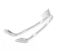 Voiture Interieur Decoration Lot 2 Moulures Intérieures Argentées ABS Haut-parleur Porte Avant Accessoires D'intérieur Voiture Pour BMW Série 5 F10 2011-2013 Voiture Bandes Garniture