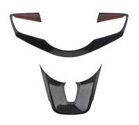 Voiture Interieur Decoration Moulure Décorative Volant Voiture Accessoire Pour Kia Pour Forte K3 2019-2020 Voiture Bandes Garniture(Noir carbone)