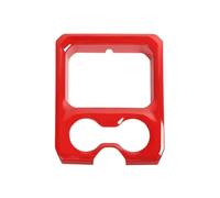 Voiture Intérieur Porte-gobelet pour Dodge pour RAM 1500 2018 - 2025 Accessoires Voiture Compartiment Rangement Décoration Panneau Garniture Intérieure(Rouge)