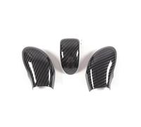 Voiture Intérieur pour Chevrolet pour Corvette C6 2005-2013 Couvercle de tête de Levier de Vitesse de Voiture Garniture Autocollant Accessoires de Voiture Accessoire Voiture(3 pcs ABS Carbon)